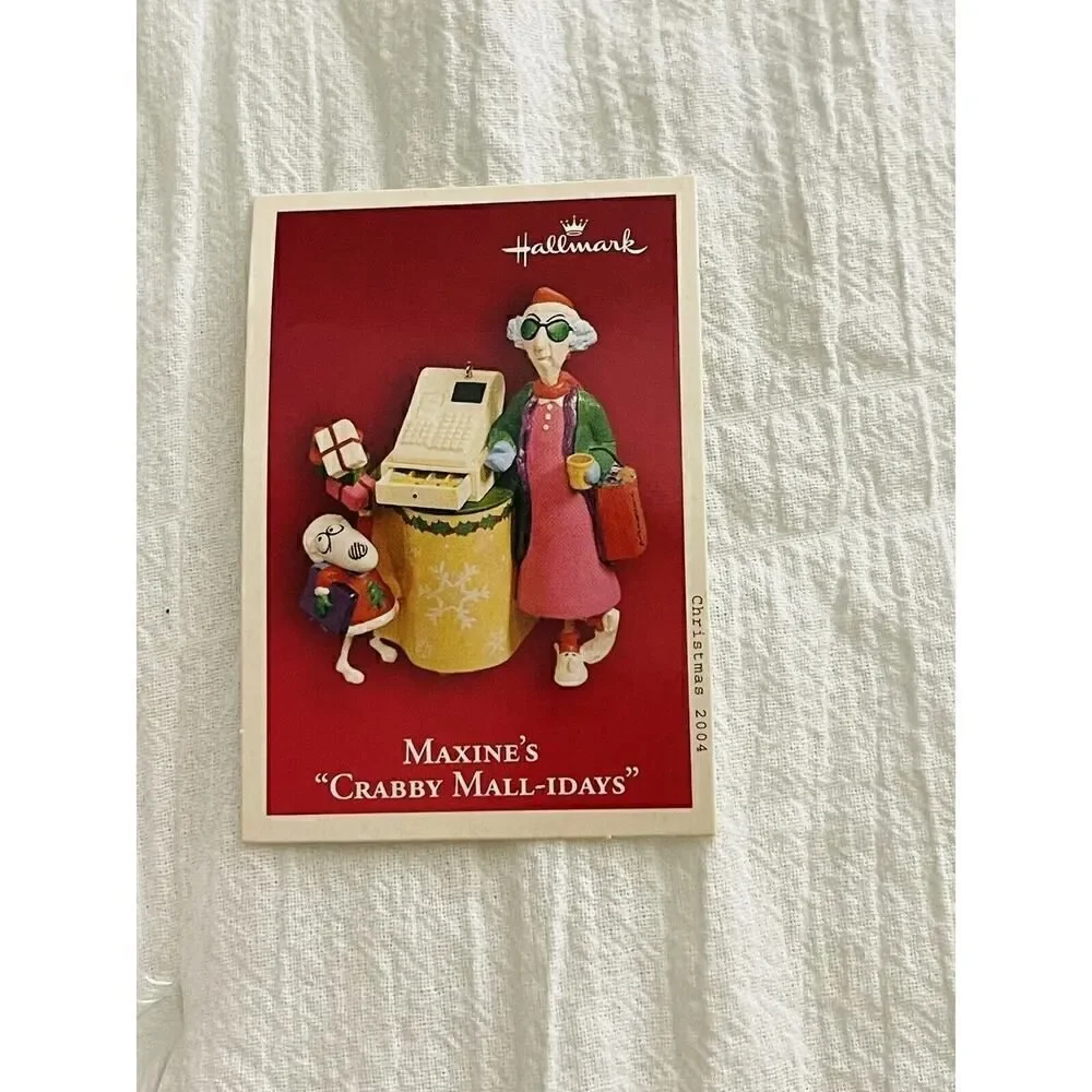 2004 Hallmark Keepsake Ornament-Maxine's Crabby Mall-idays Talking Ornament NEW